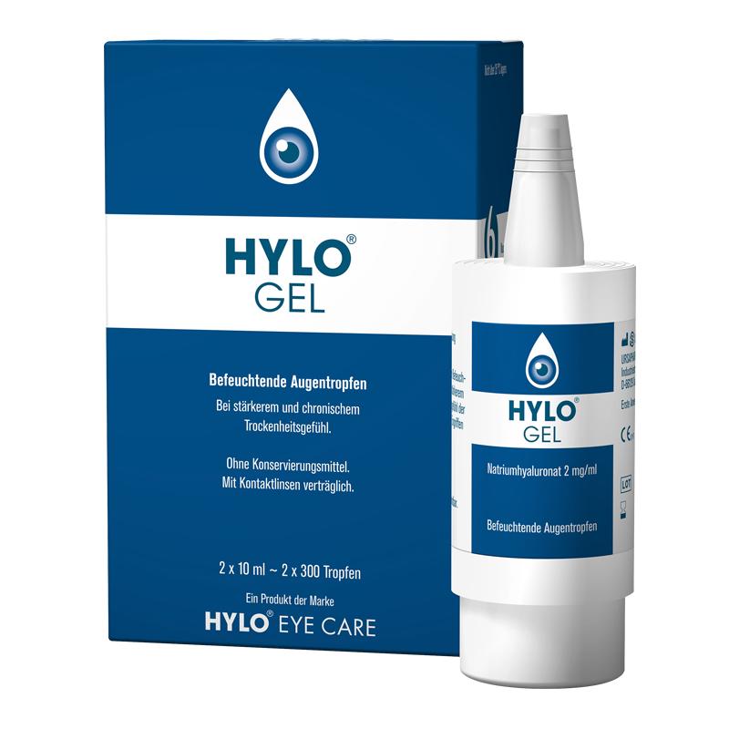 【自营】海露HYLO GEL滴眼液进口正品眼药水10ml*2 缓解眼睛疲劳