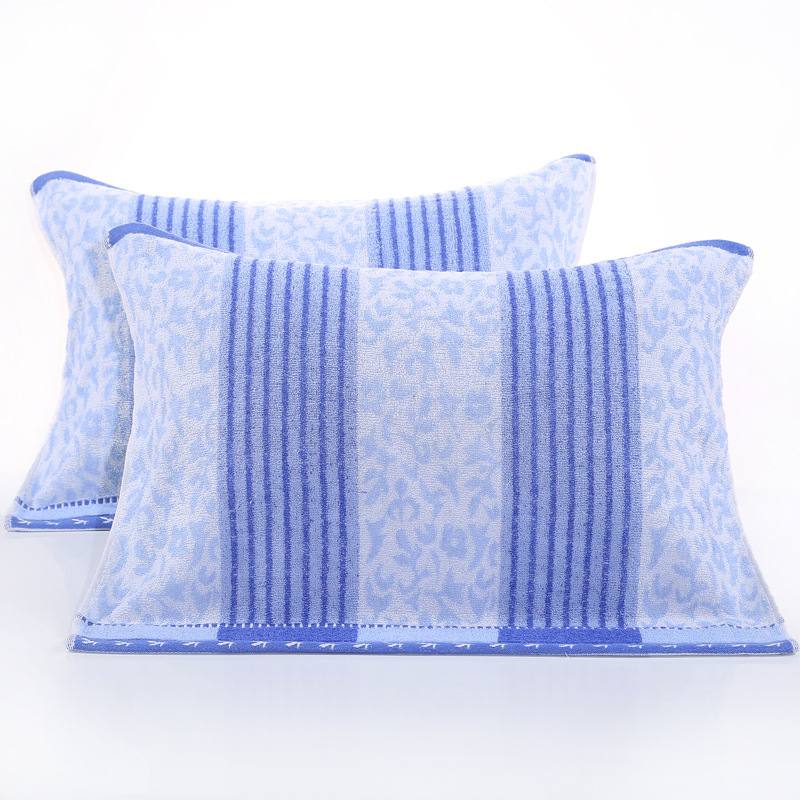 枕巾纯棉a类防滑不防巾脱落头油垫纱布大学生枕巾成人枕头耐脏