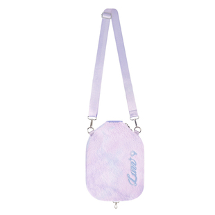 Luzz路兹毛绒扎染匹克球拍套包斜跨单肩耐刮耐磨高颜值保护套