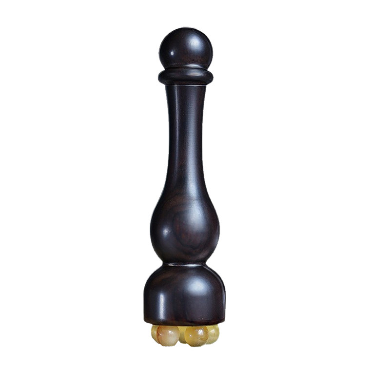 檀木小莲蓬眼部按摩器