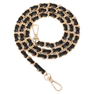 适用手机壳链条挂绳侧背绳包包链条斜挂长绳斜背挂脖绳子夹皮小香风金属背带链斜跨通用女款网红背包式高档