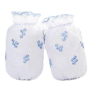 搭配袖套女秋冬2025新款蕾丝白色羽绒服时尚防脏精致女款漂亮套袖