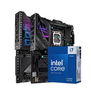 intel/英特尔 i7 14700KF 华硕Z790/B760主板板U套装主机DIY玩家国度旗舰店