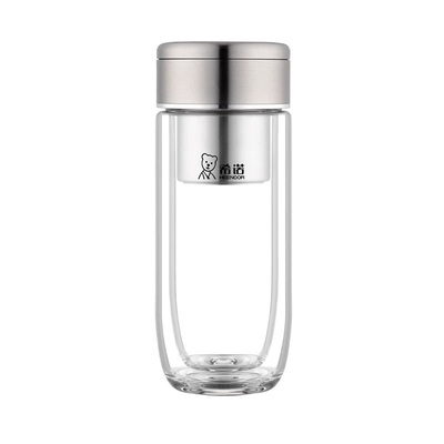 希诺6660茶水分离玻璃杯高档商务