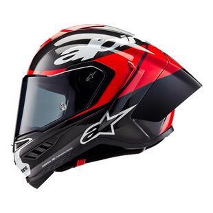 a星alpinestars头盔大尾翼碳纤维摩托车全盔SUPERTECH赛道龙盔r10