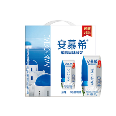 伊利安慕希原味酸奶205g*12