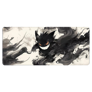 卡通耿鬼鼠标垫超大加厚办公桌垫学生电竞游戏电脑键盘滑鼠垫子