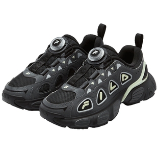 FILA斐乐儿童童鞋跑步鞋2025年冬季新款加绒男女中大童运动鞋妙角