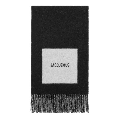 2025新款jacquemus马海毛羊驼毛羊毛围巾女冬加厚保暖百搭围脖男