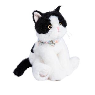 伽百利Gabriel黑白猫公仔玩偶毛绒玩具可爱娃娃节日送女友礼物