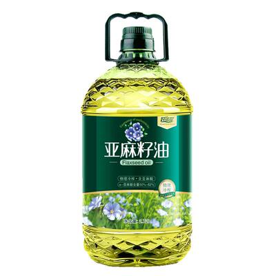 冷榨一级亚麻籽油5斤家用正品