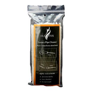 OLDFOX 烟斗棉通条 100根/包 烟嘴棉条烟道清洁通条棒通条布棉头