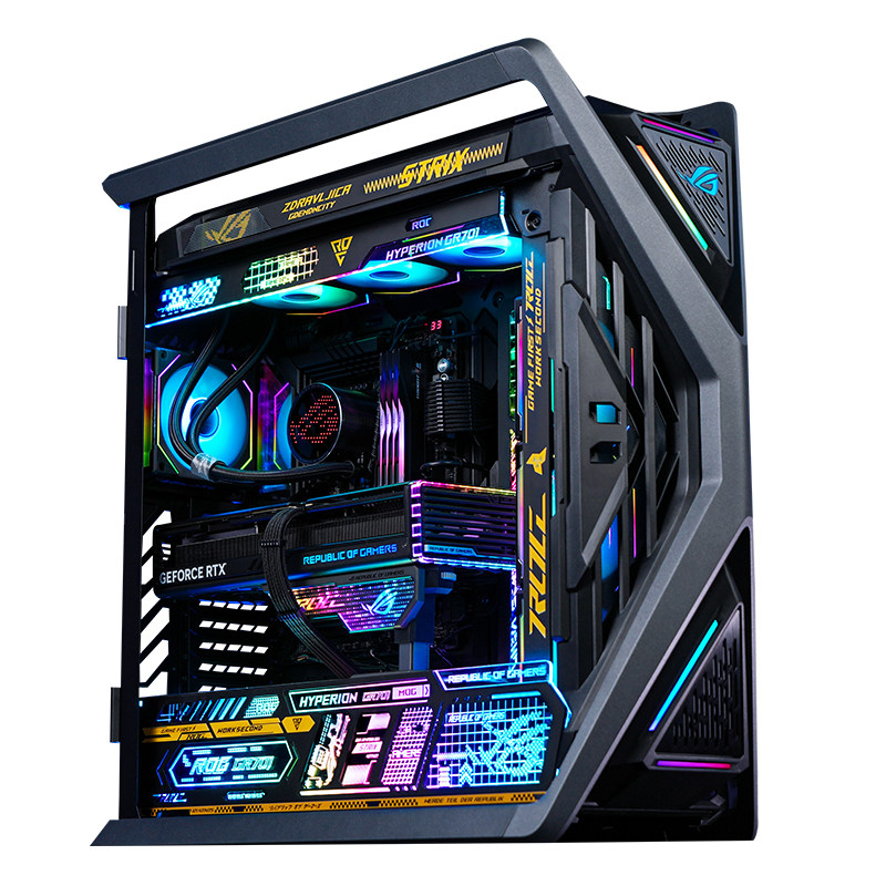华硕ROG全家桶9800X3D 夜神RTX5080 5090D显卡AI游戏主机直播电脑
