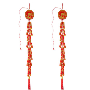 2026仿真电子鞭炮家用结婚爆竹免插电带超响炮仗春节新年装饰布置