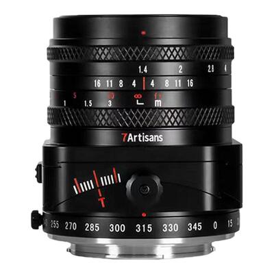 七工匠50mmF1.4大光圈移轴镜头可倾斜平移旋转适用索尼E富士X m43