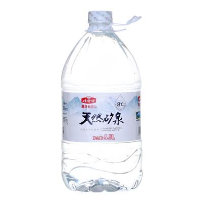 娃哈哈饮用天然矿泉水5.5l*4桶/箱源自长白山水源 自涌活泉弱碱性