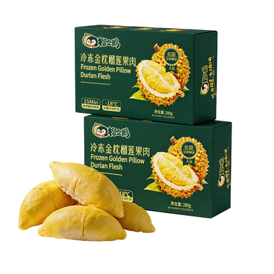 榴企鹅泰国树熟榴莲果肉软糯香甜