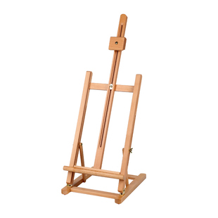 绘岳榉木桌面小画架美术初学者台式微型画架儿童用小画架成人油画架相框画板展示支架迷你小书架升降式水粉架