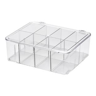 小卡收纳盒带盖分格二次元动漫周边储物箱偶像爱豆卡片卡牌展示盒