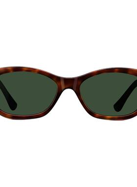 复古玳瑁色板材猫眼墨镜女款大框