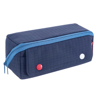 晨光大容量笔袋学生用方方吐司笔袋高颜值ins风初中女生新款可爱简约防水铅笔收纳袋设计感小众双拉链笔袋