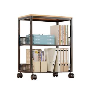 打印机置物架桌下落地复印机放置多层置物架可移动办公室主机托架