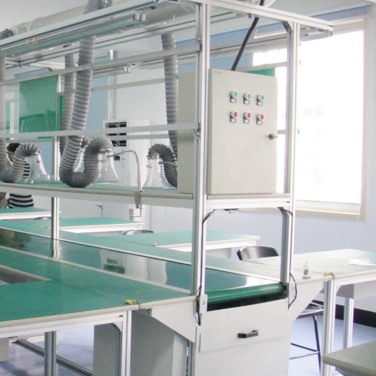 厂家承接工程安装防静电工作台 自动化流水线装修防静电工程