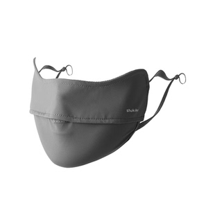 shukiku防晒口罩防紫外线女高颜值2025新夏季男面纱轻薄透气面罩