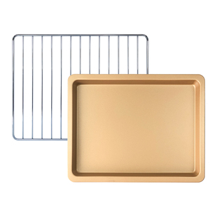 不锈钢烤盘适用高比克42升5A/T38风炉电烤箱食物盘烧烤网架配件