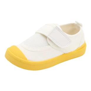 TOPSTAR幼儿园室内鞋儿童帆布鞋女童小白鞋男童软底宝宝透气单鞋