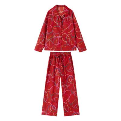 AlmondRocks红色家居服套装