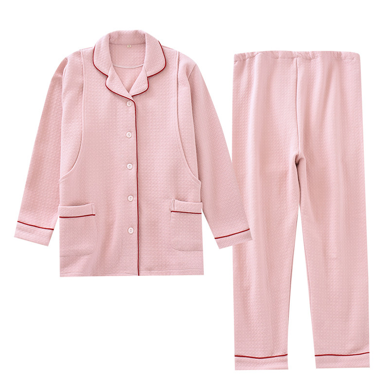 大码孕妇月子服秋冬夹棉产后哺乳