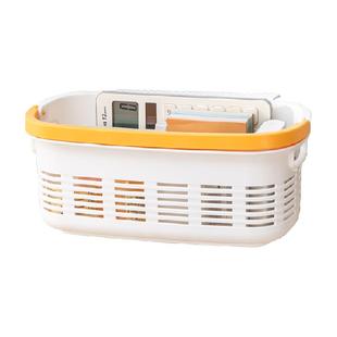 沃德百惠客厅玩具零食收纳学生宿舍桌面床边挂篮浴室手提洗澡篮子