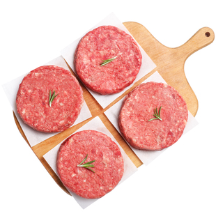 【澳洲老爸】金凤凰和牛纯牛肉饼新鲜美式汉堡饼原切谷饲儿童早餐