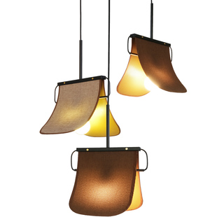 创意新中式布艺单吊灯书房卧室床头灯定做餐厅茶室咖啡厅个性灯具