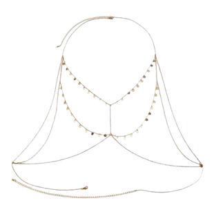 纯欲风~胸链性感项链女2026新款身体链高级感链条辣妹配饰锁骨链