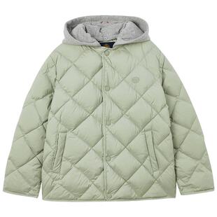 【90羽绒】eland kids衣恋童装男童女童羽绒服冬三防连帽轻暖外套