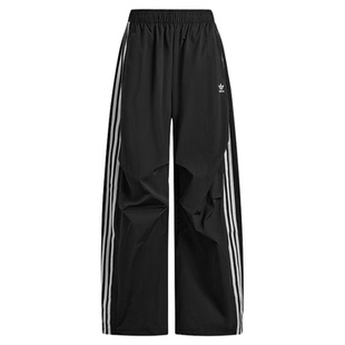 adidas阿迪达斯三叶草弯刀裤女子伞兵梭织宽松长裤KS3324/KS3325