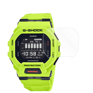 适用卡西欧GBD-200手表钢化膜G-SHOCK系列运动手表保护膜gbd200小方块手表膜背膜贴膜