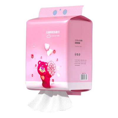 玫瑰熊洗脸巾一次性洁面擦脸巾