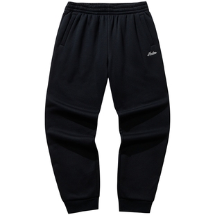 安踏运动裤女2026新款休闲卫裤宽松收口长裤百搭学生黑色裤子女裤