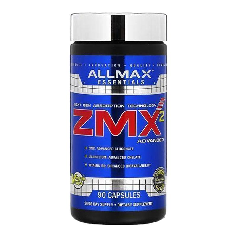 ALLMAX ZMX2螯合镁锌和维生素B6增支持肌肉疲劳运动