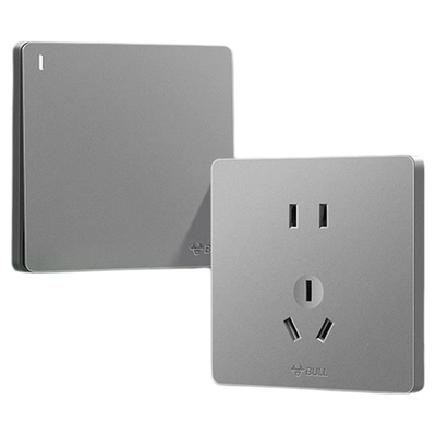 【补贴15%】公牛开关g12灰色