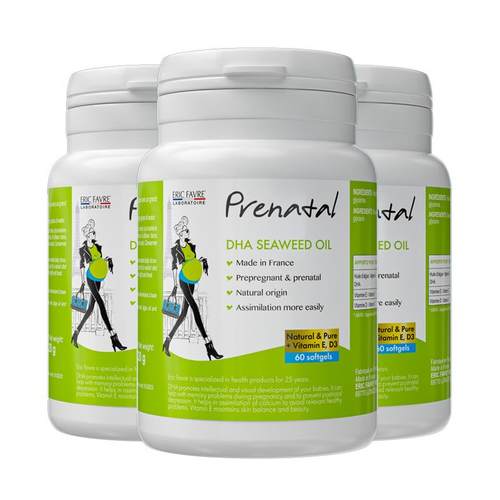 【官方旗舰店】 0腥味艾瑞可孕妇专用dha藻油孕期哺乳期dha*3