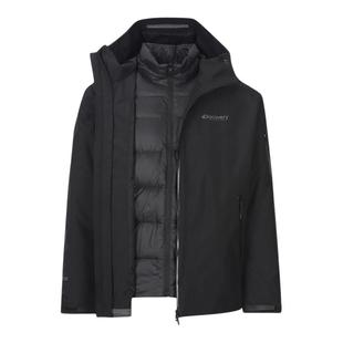 Discovery探索陈丽君同款GTX防水羽绒三合一户外冲锋衣外套25秋冬