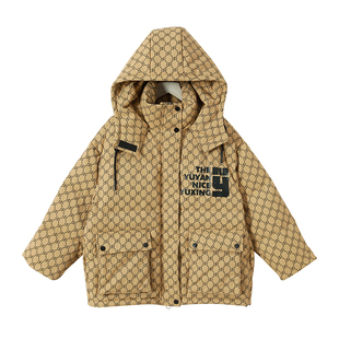 女童羽绒服2026新款儿童冬装中大童洋气加厚冬季90白鸭绒保暖外套