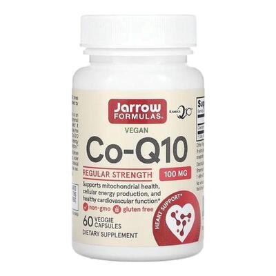Jarrow杰诺辅酶Q10胶囊泛醌支持线粒体细胞能量心血管功能心脏心