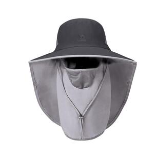 骆驼户外全方位防晒渔夫帽男钓鱼帽防紫外线遮阳帽全遮脸登山帽女