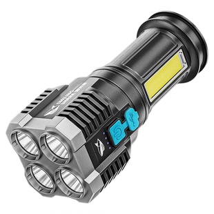 强光超亮手电筒充电家用户外远射应急多功能便携超长续航led手电