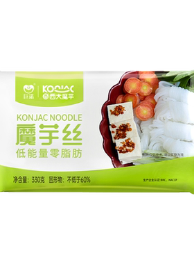 巨诺西大魔芋丝结330g低卡代餐